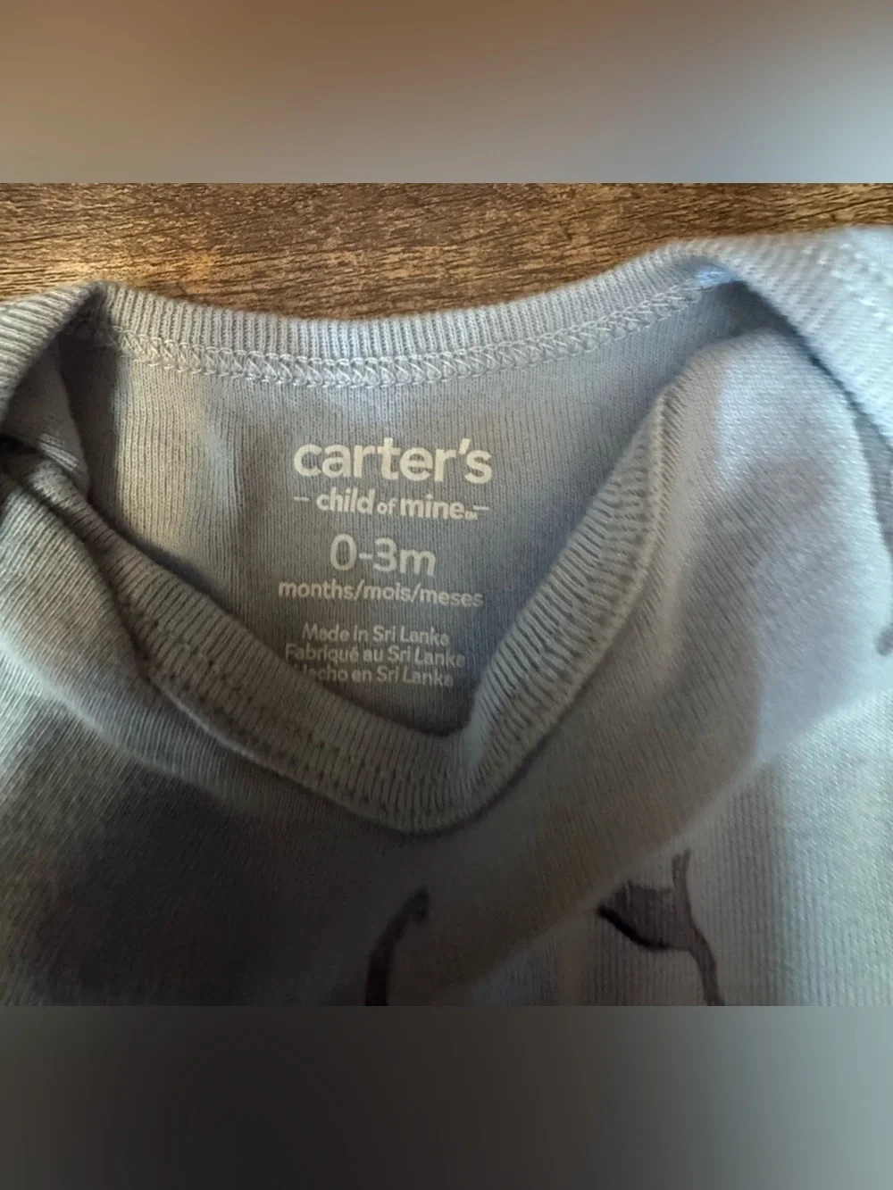 Carter's Long-Sleeve Baby Bodysuit Bundle in Blue, Red, Green, Gray